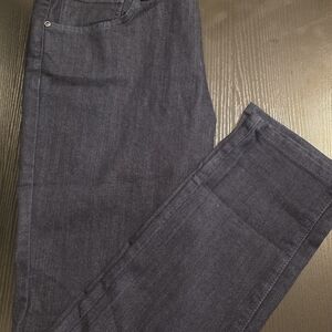 Black Straight Cut Jeans with Smooth Texture